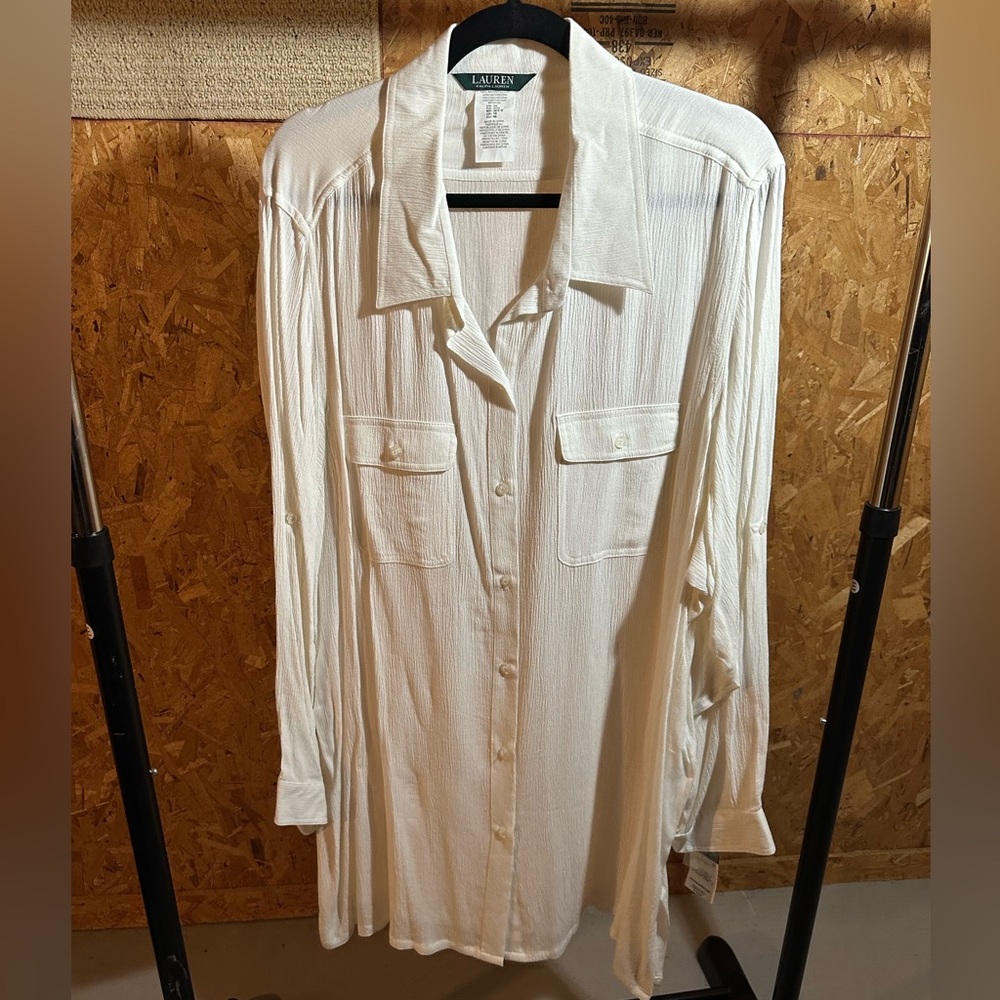 NWT Ralph Lauren coverup 3X